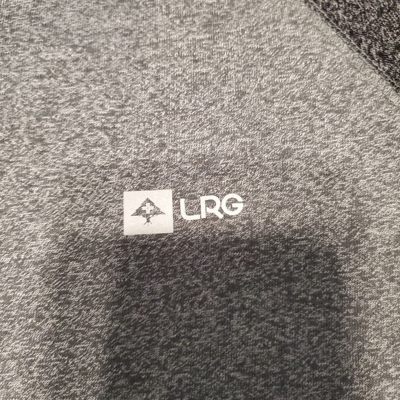 Lrg silver charcoal heathered two tone t-shirt XL - Picture 3 of 3